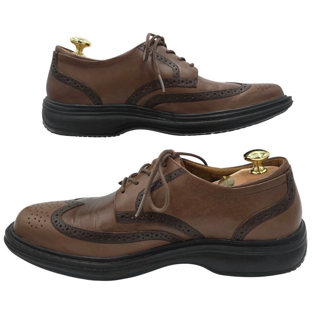 Dr. Comfort Wing 8329 Brown Leather Wingtip Derby Mens 9M Diabetic Dress Shoes - Picture 12 of 15